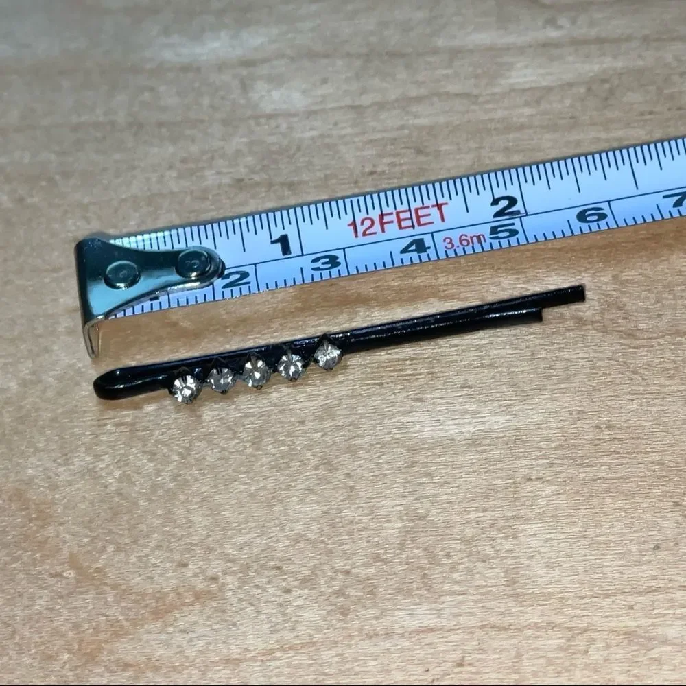 Vintage 90’s rhinestone hair clip and pin - Picture 5 of 10